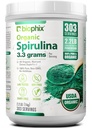 biofix Orgánica Spirulina Powder, 2.2 Lbs 100% Pura Spirulina Blue Green Algae Powder, Vegan, No GMO, No Irradiated, USDA Certified, Best Protein Superfood