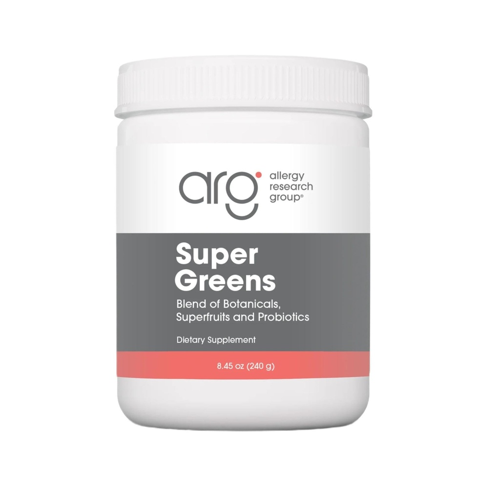 ARG Super Greens Powder - Ofrece 4.4 g Verdes Blend - Nutrient-Dense Green Powder Suplemento - Chlorella & Spirulina Powder - Asistencia sanitaria general - 30 Serviciones - 8.45 oz