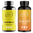 Feliz Hippie Saludable Glow para It Astaxanthin Suplemento &amp; A Little Pick Me Up Natural Energy Pills