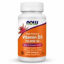 AHORA Suplementos de alimentos, vitamina D-3 10,000 UI, alta potencia, soporte estructural*, 200 Softgels