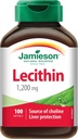 Jamieson Lecithin 1,200 mg, 100 Softgels - Fuente de protección del hígado de Choline