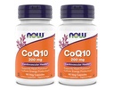 Ahora Suplementos - CoQ10 (Coenzima Q10) 200 mg, soporta la salud cardiovascular*, Kosher, Vegan 90 cápsulas vegetarianas (Pack of 2)