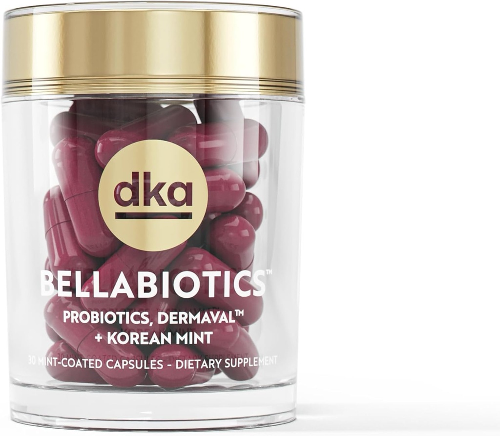 Dr. Kellyann Bellabiotics cápsulas probióticas para la digestión " Skin Health (30 cápsulas) – Apoya Gut " Skin Health