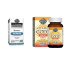 Jardín de la vida Dr. Probióticos Formulados Serie Platinum Restaurar 200 billones de vitamina D, Código de vitamina D3, Vitamina D 5,000 UI, Vitamina de alimentos integrales crudos D