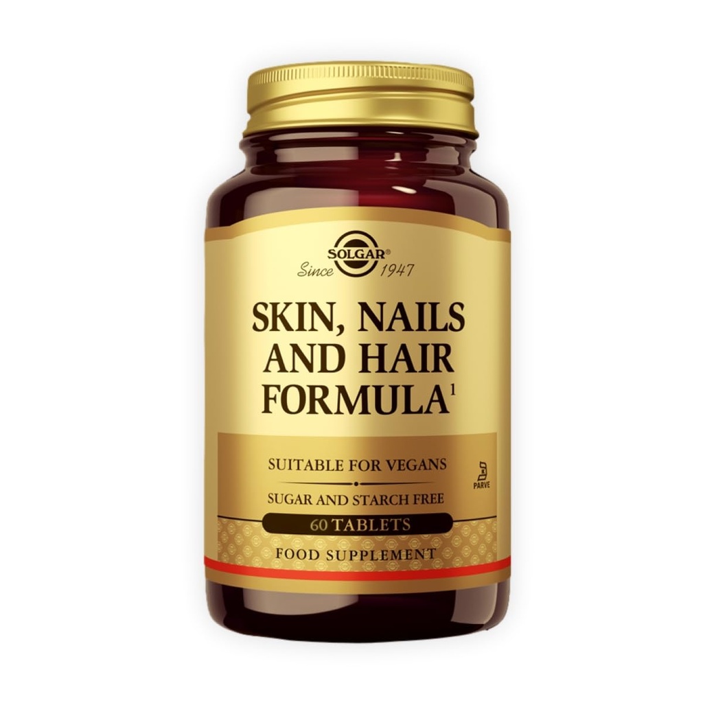 SOLGAR, Skin, Nails &amp; Hair Tablets, 60 Cuenta