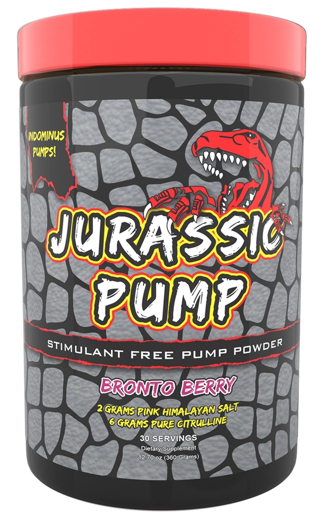 Bomba de músculo Powder (Berry) - No estimulante Preworkout, Nitric Oxide Booster - 6 Grams Citrulline, 2 Grams Pink Himalayan Salt, Agmatine, Pomegranate Estim Gratis 30 Servings