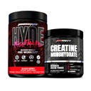 PROSUPPS Hyde Nightmare Intense Energy Pre-Workout, Blood Berry y Creatine 300 Bundle