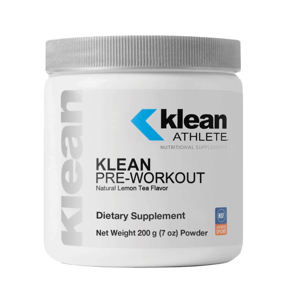Klean ATHLETE Pre-Workout ← Fórmula Única con extracto de remolacha, vitamina C y la cafeína orgánica para apoyar la resistencia atlética.