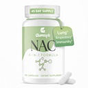 NAC Suplemento para Lung* &amp; Respiratory &amp; Immunity* ← N-Acetyl Cysteine for Antioxidant TEN 4-in-1 N-Acetyl-L-Cysteine 1200mg ANTE Glycine NAC TEN N Acetyl Cysteine ANTE Vegan, Gluten Free, 90 cápsulas