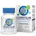 Cerefolin Brain Wellness, Targeted Nutrition for Cognitive Support, Improves Memory, Focus " Concentration, L-Methylfolate, NAC, B12, Neurologist Recommended (30 Count)