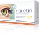 PRN Nuretin - High DHA Omega-3 Fish Oil Supplement (1000mg DHA & 200mg EPA) - Apoyo Función Retina saludable - Formulario de Triglicéridos Reesterificados – Suplementos de Salud para Adultos – 1 Mes de Suministro