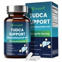 TUDCA 1200mg – Suplemento Acido Tauroursodeoxycholic puro, 120 cápsulas veganos Fácil de Tragar ( Suministro de 60 días), No GMO, Libre de gluten (120 Condes)