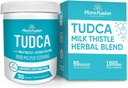 Flora Fusion TUDCA del Dr. Miller con Leche Esteto Extracto, 1000 mg por Serving, Liver y Gallbladder Cleanse Suplemento, soporta Función del hígado, 90 cápsulas (con fuente de 45 días)