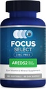 Focus Vitaminas ← Focus Select Zinc Free Formula ← 180 Softgel Capsules ← AREDS2 Based Fórmula tóxica Ojo Vitamina & Complemento para la Generación Macular