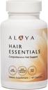 Alaya Hair Essentials - Suplemento de cabello con biotina, queratina, ácido fólico, vitamina B12, B6 - laboratorio probado - Gluten Free - 30 Day Supply