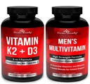 Divina recompensa Vitamina K2 con el Bundle Multivitamina de los hombres