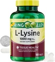 L-Lysine 1000mg Amino Acid llysine L lisina Lysine Suplemento Lysine Immune Soporte 100 Tablet