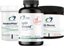 Diseños para el programa de reinstalación 3R Gut - IgGI Immunoglobulin Capsules, ProbioMed 50 Probiotic, GI Revive to Soothe, Coat & Fortify (3 Products)