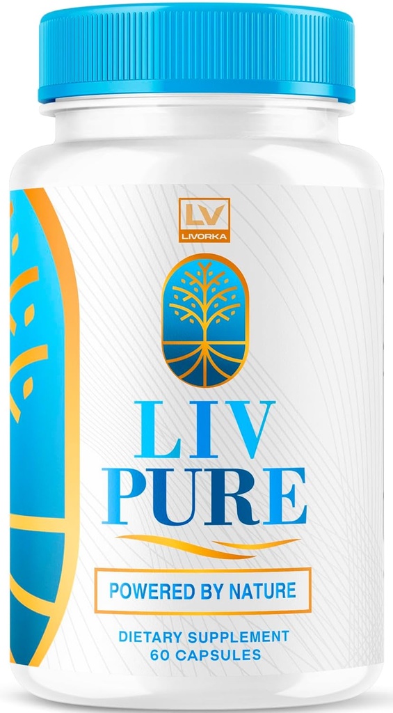 Livpure - Livpure Capsules, Suplementos oficiales Liv Pure Liver Avanzado para la salud general & Wellness, All Natural Formula Liv Pure Pills Reseñas, 60 cápsulas para 1 mes