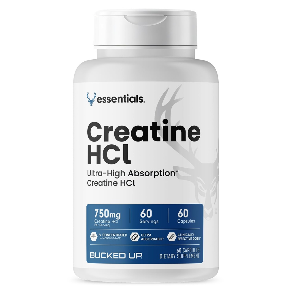 Cubierta - Cretina HCL, 750mg Servición - 60 Servimientos (60 cápsulas)