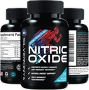 Extra Strength Nitric Oxide Suplemento 3X Strength L Arginine, Citrulline Malate, AAKG, Beta Alanine - Premium Muscle Supporting Nitric Booster - Energía natural y apoyo a la salud cardíaca - 120 cápsulas