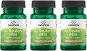 Swanson L. Reuteri Probiotic Plus w/L. Rhamnosus L. Acidophilus & FOS Prebiotic Digestive Support - Promotes Gut Health w/ 7 Billion CFU per Capsule - (30 Veggie Capsules) (3 Pack)