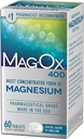 Mag-Ox 400 Suplemento Magnesio, Óxido de Magnesio de Grado Farmacéutico con 482 mg por dosis, 60 tabletas