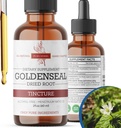 Goldenseal Tincture ← Premium Alcohol-libre Extracto Herbal de Goldenseal Root ← Suplemento Botánico Líquido ← Fórmula Herbal Tradicional Silencioso Made in USA - 2 oz (60 ml)