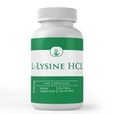PURE ORIGINAL INGREDIENTES L-Lysine HCL (100 cápsulas) Siempre puro, sin aditivos ni artillería, Lab Verified