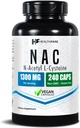 NAC N-Acetyl L-Cysteine Supplement TEN 1300mg High Potency TEN 240 Vegan Capsules ANTE Respiratory " Antioxidant Support, Cellular Energy " Liver Support ← Non-GMO, Gluten-Free, Made in USA