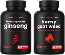 NutraChamps Korean Ginseng y Horny Goat Weed Bundle