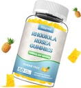 Rhodiola libre de azúcar Rosea Gummies, Adaptogenic Rhodiola Rosea Suplemento " Cortisol Blocker for Enhanced Stamina, Mood Elevation, and Motivation Boost, Non-GMO, Vegan, 60 Conde