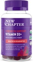 Nuevo Capítulo Orgánico Vitamina D3+ Gummies – 72% Menos Azúcar§, 1.000 UI USDA Vitamina Orgánica D, UNA Gummy diario para la función muscular de los huesos fuertes, no GMO, Gluten Gratis, Berry mixed Flavored, 60ct