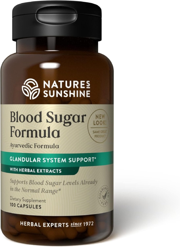 Sunshine Blood Sugar Fórmula, 100 caps