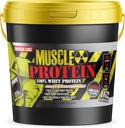 Muscle Protein Whey Powder [12 lbs/Pack of 1] – Cold Filtered, 25g Pura Proteína, 6.6g BCAAs (Packaging May Vary) (12LB, Peanut Butter Chocolate)