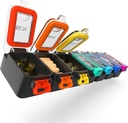 BEXEEN Organizador de píldoras semanales impermeable 7 días grande Caja de píldoras Daily Pill Case Cute Vitamin Organizer Portable Pill Container Travel Pills Holder XL Supplement Medication Dispenser Uno al día