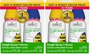 Zarbee's Children’s Honey Cough Syrup + Mucus Day & Night Value Pack,Daytime &amp; Nighttime Toddler Cough Syrup,Dark Honey,Ivy Leaf Extract,Chamomile,Mixed Berry Flavor,4 Fl Oz,(Pack of 4)