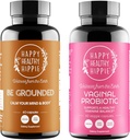 Happy Healthy Hippie Vaginal Probiotics for Women ' Be Grounded Stress Relief