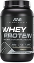 Increíble Musculo 100% Whey Protein Powder *Fórmula avanzada con Whey Protein Isolate como un Ingrediente primario junto con Concentrado de Proteína ultra filtrada (Vanilla, 2 lb)