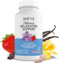 Matys Kids Relax Apoyo Tablas para edades 4 años +, Magnesium & Saffron ayuda a calmar la mente activa " Cuerpo para relajarse " Chill, Clean Alternative Made with Saffron & Magnesium, 30 Conde