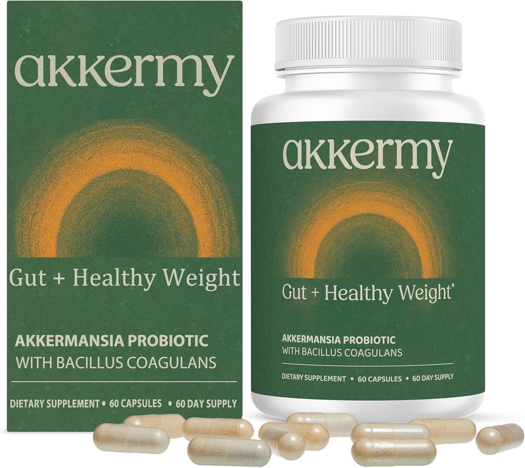 Akkermansia Probiótico para Apetito " Control de Aprendizaje " Aumenta GLP-1 " Boosts Healthy Weight TEN 60 Day Supply ANTE Hecho en EE.UU.