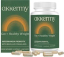 Akkermansia Probiótico para Apetito " Control de Aprendizaje " Aumenta GLP-1 " Boosts Healthy Weight TEN 60 Day Supply ANTE Hecho en EE.UU.