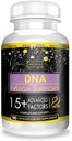 ACTIF DNA Mega Soporte con 15+ Factores Avanzados - No GMO, Activo rápido, Hecho en EE.UU., 60 Cuenta