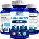 Nos gusta Vitaminas Ácido Lipoico alfa 600mg Cápsulas - 100 Cápsulas de ácido alfa Lipoico Ayuda a apoyar la salud conjunta y la salud antioxidante junto con la protección radical gratuita