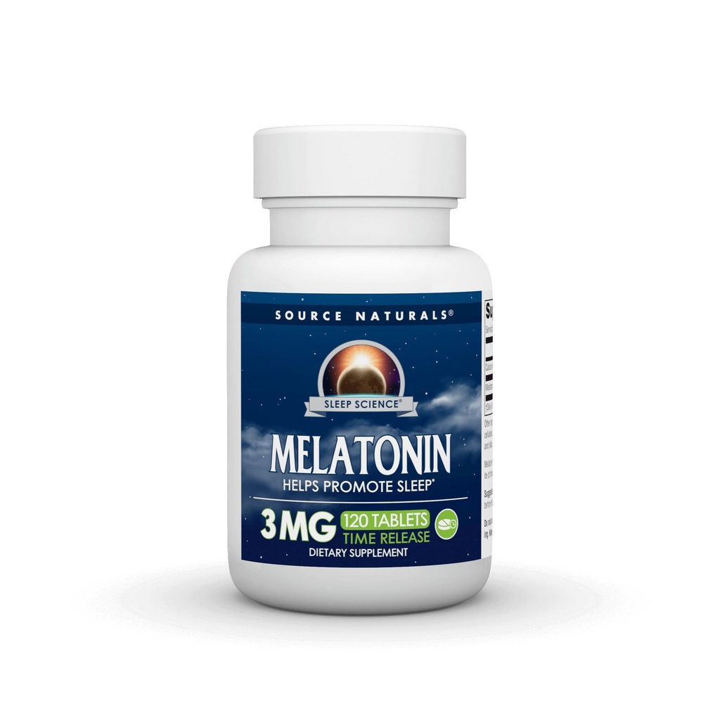 Fuente Naturals Time Released Melatonin* - 3 mg, 120 Tablets