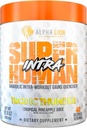 ALPHA LION Superhuman Intra Workout Powder for Men ' Women, Amino Acids Drink, Muscle Recovery Supplement, BCAA Powder, Electrolytes & Hydration Mix (42 Servings, Tropical Pineapple Juice Flavor)