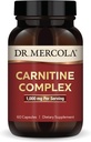Dr. Mercola Carnitine Complex, 30 Servings (60 Capsules), Suplemento dietético, 1000 mg Por Serving, Supports Immune Health, Non-GMO
