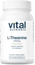 Vital Nutrients L-Theanine 200mg ← Vegan Supplement TEN L Theanine Supplement Supports Normal Stress Levels and Cognitive Function*