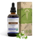 Bacopa USDA Orgánica ← Extracto de alcohol-FREE, gotas herbales de alta potencia, Relajación, efecto cognitivo positivo tención Hecho de Bacopa orgánica 100% certificada (Bacopa Monnieri) Herb seco 4 oz