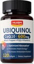 CoQ10 600mg Softgels,Ubiquinol Q10 Coenzyme Suplemento,Coq 10 600mg Vitaminas Absorción Máxima,Apoyo Antioxidante para la Salud del Corazón y Energía